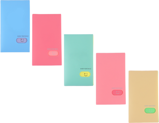 투톤 컬러 휴대용 120매 명함 꽂이 노트 케이스 명함정리 명함북, 노란색(아이보리) 1개, 120단