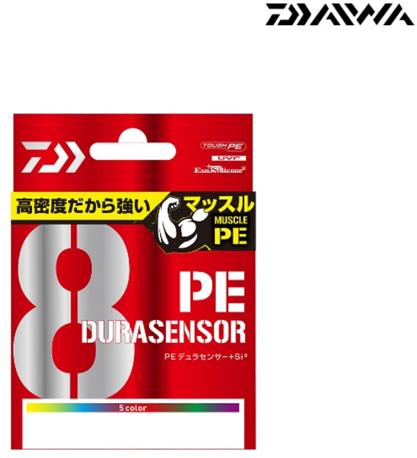 다이와 듀라센서 8합사 PE라인 5색합사 150m 전사이즈, 1호-116360