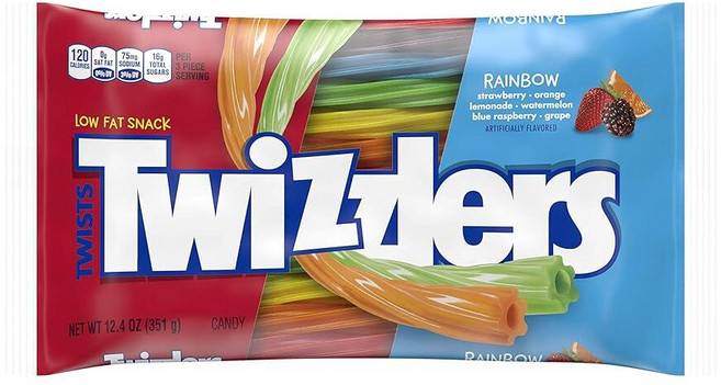 TWIZZLERS 감초 사탕 무지개 351.5g(12.5온스), 351.5g, 1