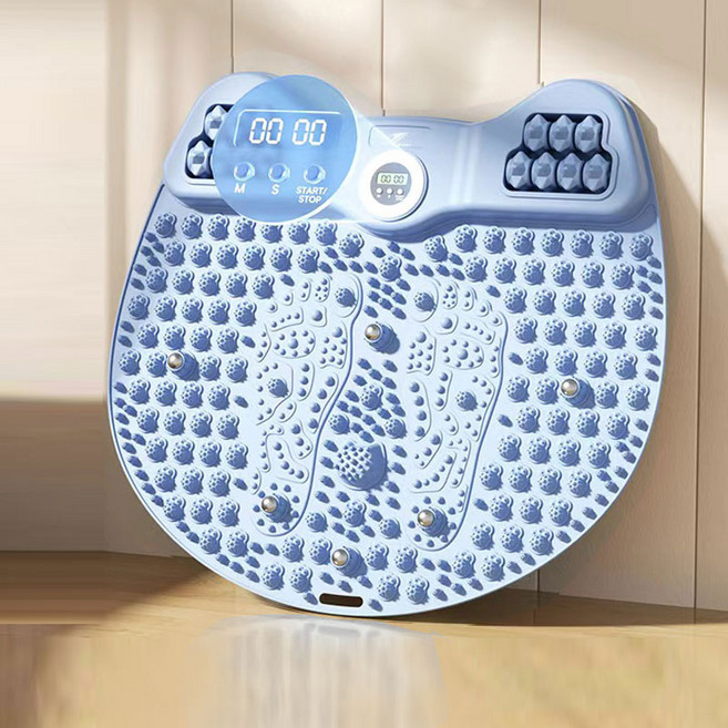 HAM 발 지압판 매트셀프 발마사지기, 블루, 1개