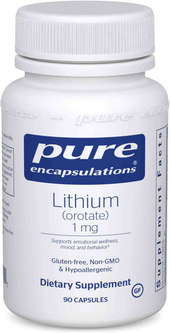 퓨어 인캡슐레이션스 리튬 오로레이트 1mg, 1개, 90정