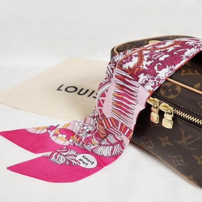 기타 명품스타일 쁘띠 스카프 방도 가방 캐리어네임테그 체리 1P