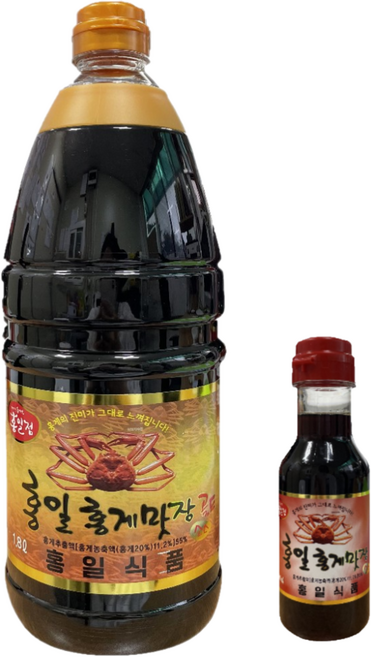 홍일식품 홍게맛장소스 골드 1 800ml + 홍게맛장소스 200ml 세트, 1개, 1.8L