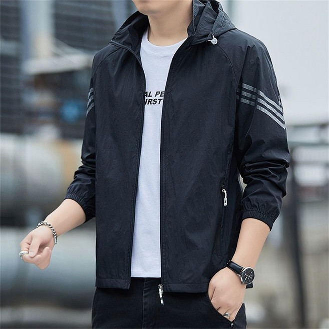 1+1 남성 여름자켓 자외선차단 자켓 후드자켓 바람막이 점퍼 ZBW26030408 26
