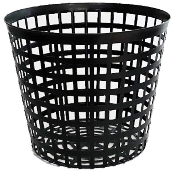 망포트 10호 50개 배추 고추 모종 구근 육묘 배추망 덮개 삽목 수경재배 플라스틱 원형 망사 화분, 검정 망포트