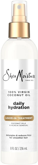 Shea Moisture 100% 버진 코코넛 오일 리브-인 트리트먼트, 236ml, 1개 - 쿠팡