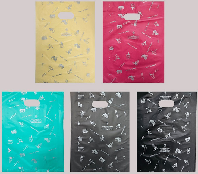 팬시봉투 쇼핑봉투 비닐쇼핑백, 팬시27 (100장), 아이보리