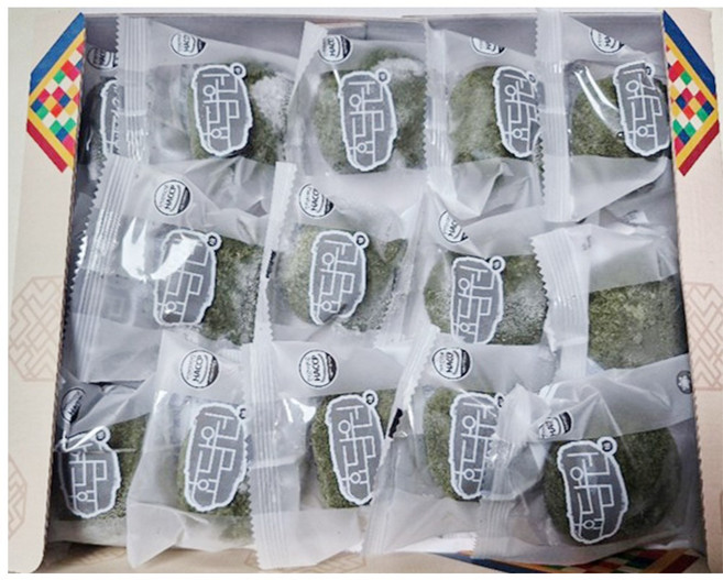 효담원 강화사자발약쑥인절미 개별포장 굳지않는떡 국내산쌀 아침식사대용, 60g, 15개