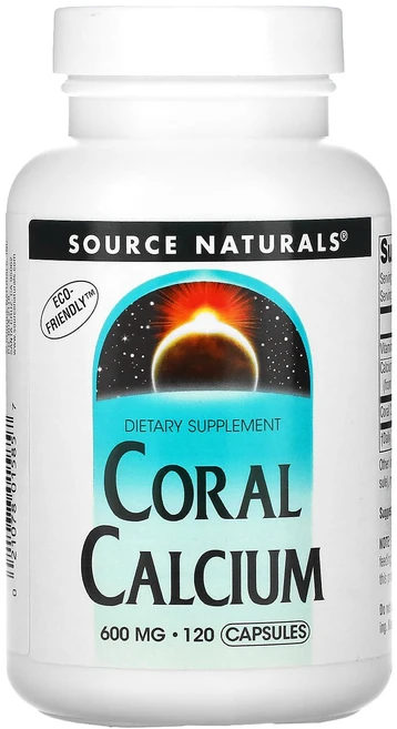 Source Naturals 산호 칼슘 600mg 캡슐 120정, SourceNaturals산호칼슘600mg캡슐120정, 1개 - 쿠팡