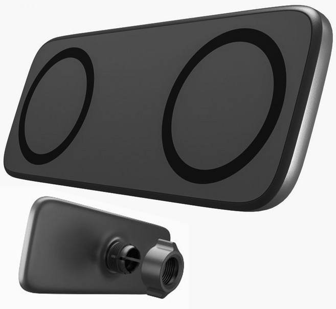 MACS 17mm 볼헤드 볼마운트 차량용 맥세이프 핸드폰 거치대, 헤드_맥세이프 듀얼, 1개