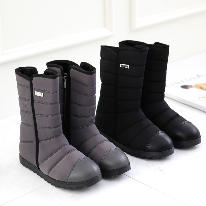 ANK 국내산 414 블랙스완 미들 패딩부츠 여성패션부츠