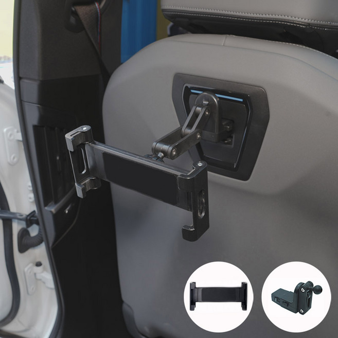 WAHA BMW 맥세이프 휴대폰 태블릿 후석거치대 5시리즈 G60 X5 X6 X7 트래블컴포트시스템, 트래블컴포트 브라켓(버전2)+테블릿 거치대, 1개