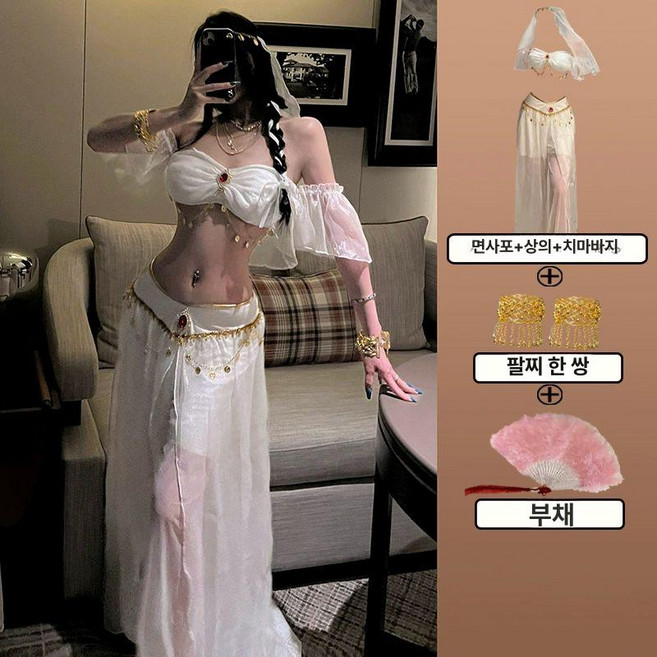 할로윈 코스튬 자스민 공주 졸업사진 의상 옷 컨셉 공연 알라딘 클레오파트라 여성 졸사옷