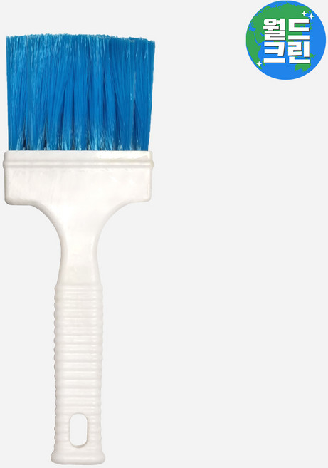 월드크린 미세 붓 브러쉬 블루 70cm 창틀 줄눈 화장실 욕실 틈새 바닥 청소 솔, 1개