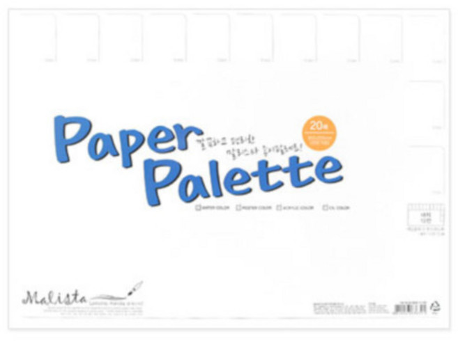 말리스타 종이파레트 MSP-L 18매 352x255mm, 3개