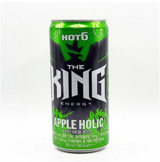 롯데 핫식스 더킹 애플홀릭, 355ml, 6개