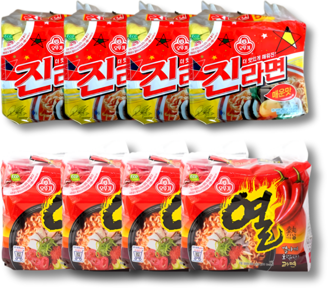 오뚜기 진라면 매운맛+열라면