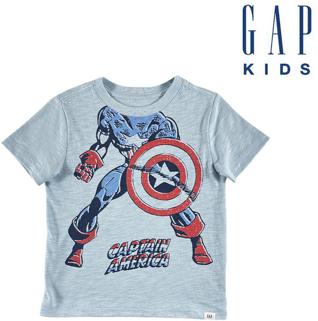 [GAP KIDS] 갭키즈 반팔 티셔츠(577644-01-9_BL)