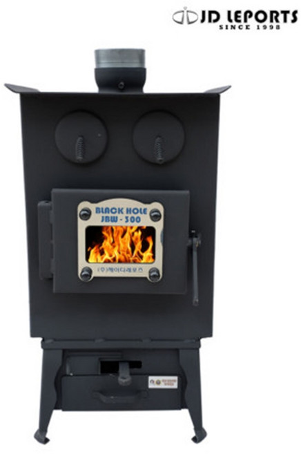 제이디레포츠 장작난로 블랙홀300 화목난로