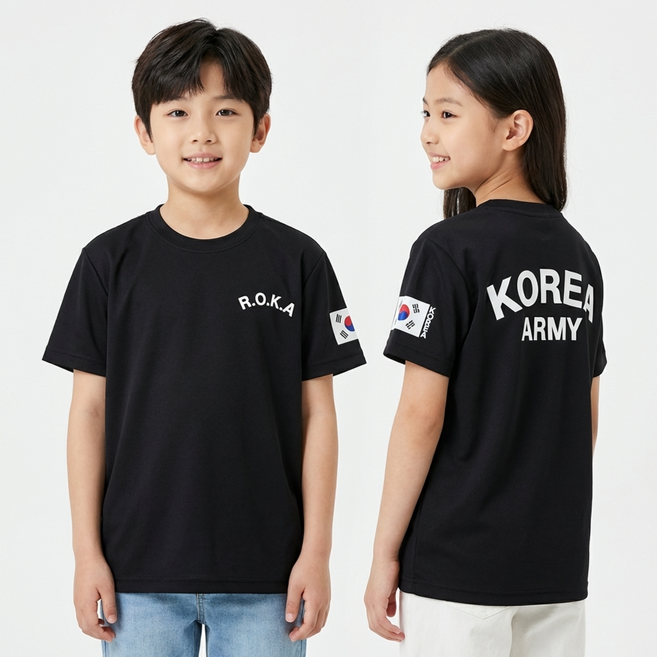 갓핸즈 키즈 로카 티셔츠 ROKA 코리아 아미 반팔티