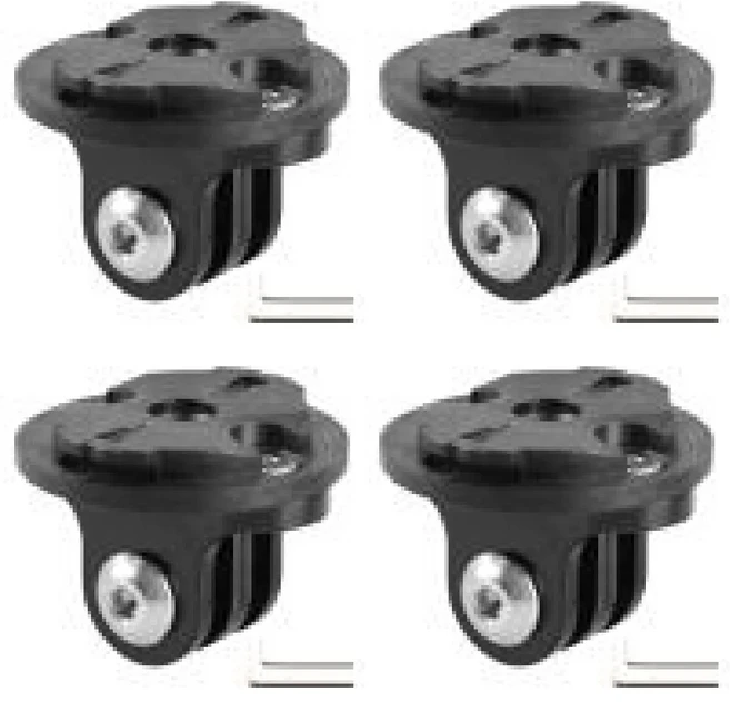 자전거 카메라 마운트 헤드 라이트 어댑터 Garmin Gopro 용 안정적인 알루미늄 합금 사이클링 컴퓨터 남성, 01 빠른  Mainland, 07 4PCS A