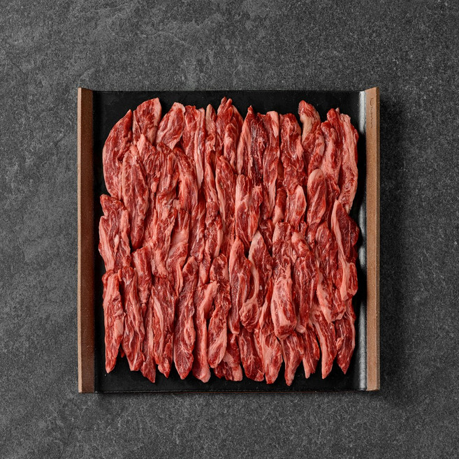 100% 수작업 손질 프리미엄 소갈비살, 5개, 200g