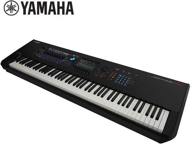 야마하 신디사이저 MONTAGE M8X 88건반 음악작곡 신시사이저 몽타주8 후속, 블랙, 1세트