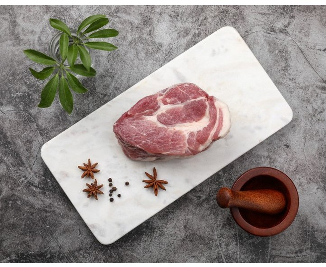 [우리집 고기] 돼지고기 프리미엄 명품 흑돼지 목살 500g, 1개, 수육용