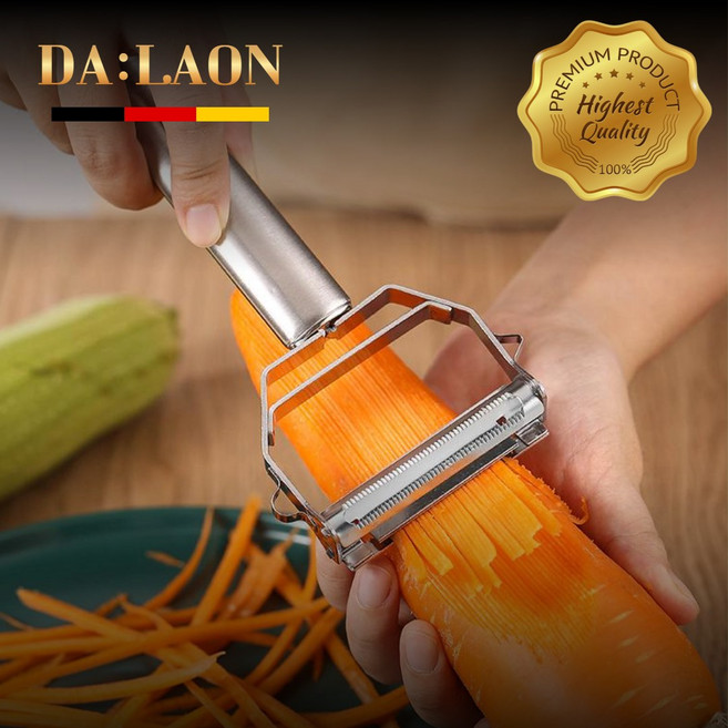 다라온 다용도 올인원 스텐 만능 채칼, 실버, 1개