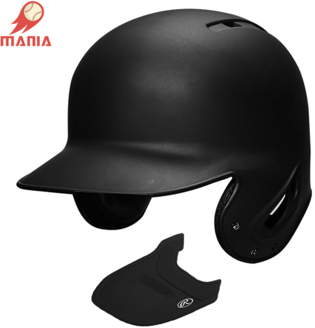 골드 타자헬멧 무광 검정 양귀 1901-022 검투사 포함, 검투사 우타자용 (좌귀), 1개