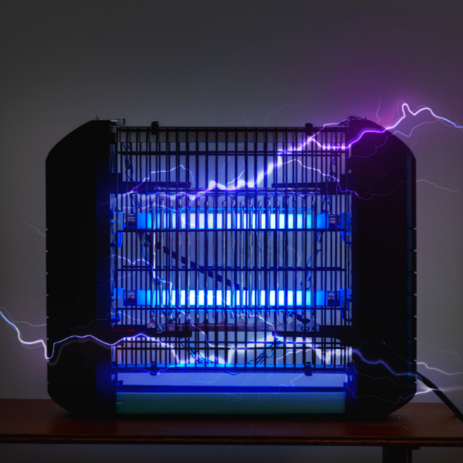 모기싹 LED 전기 모기퇴치기 가정용 업소용 벌레 날파리 포충기, 소형