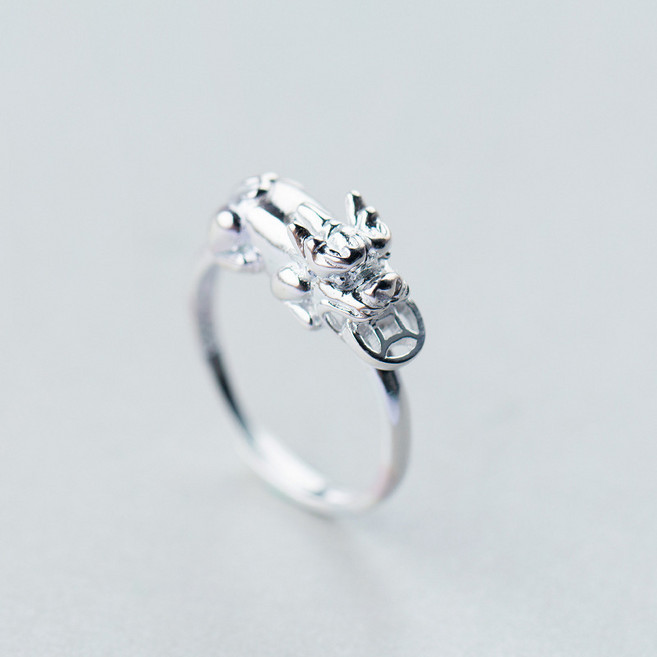 (연말특가)재물운 사업운 엽전 비휴 반지