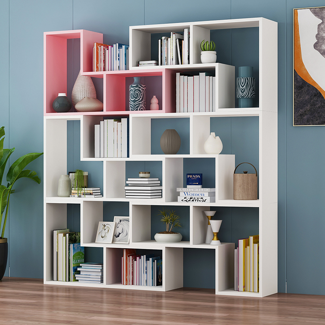 피피포피 유킨트 오픈형 책장 DIY 1000, 핑크