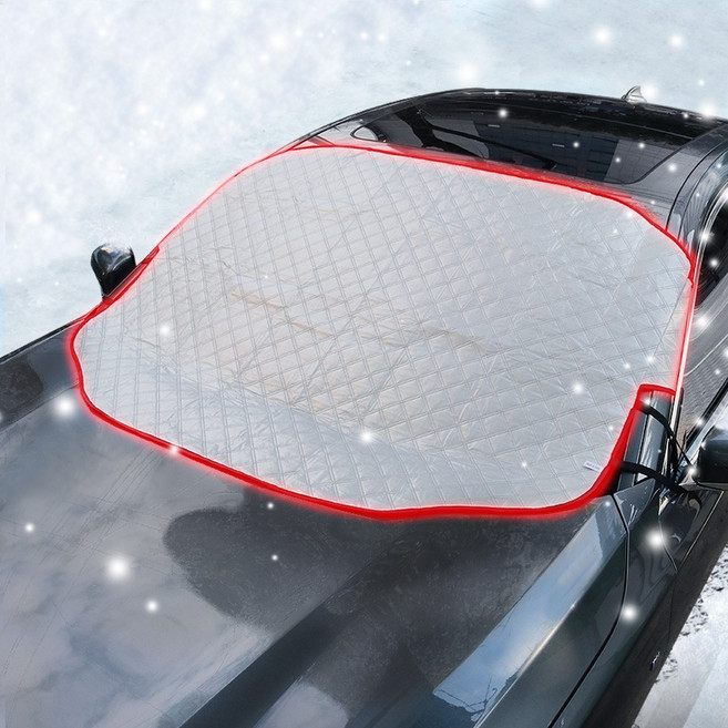 지엠지모터스 엠보 히트 차량용 프론트 성에방지 커버 + 보관 파우치, 컨텐츠 참조