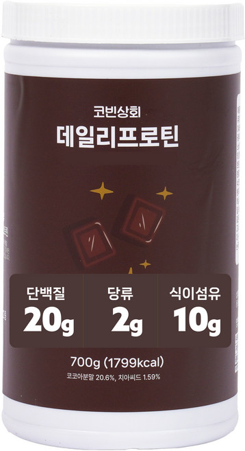 혈당케어 단백질 쉐이크 데일리 프로틴, 700g, 1개, 리얼생초코