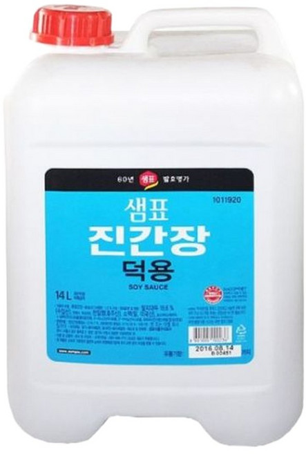 샘표 진간장덕용(말통)14L, 14L