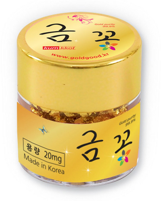 선물용최저가국내산식용미용금꽃금가루20mg휴대용, 20mg, 1개