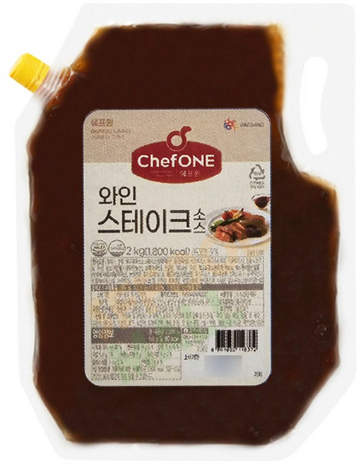 쉐프원 와인 스테이크소스 2kg, 1개