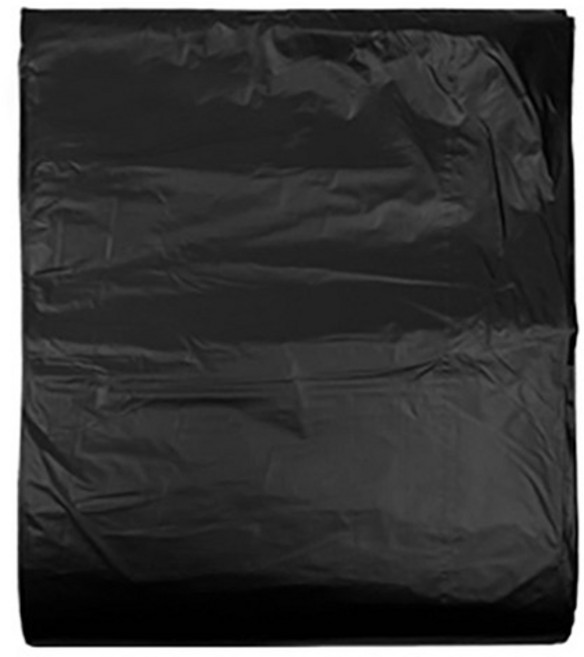 월드크린 분리수거 배접 비닐봉투 검정색, 50L, 50개