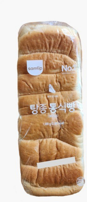 삼립 탕종 통 식빵 1000g 4봉, 1개, 4kg