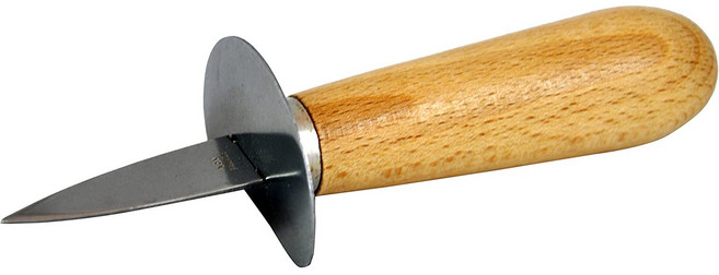 Neron Coutellerie Lafourmi 2” Blade Oyster Knife Wood Handle by Neron, 1개, Silver