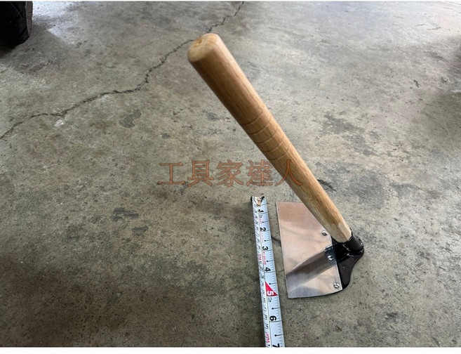 工具家達人傳統鋤頭套裝，包含薄小鋤、小鋤頭、除草耙等多功能工具，園藝除草鬆土好幫手, 1個, 鋤頭寬:15cm不鏽鋼