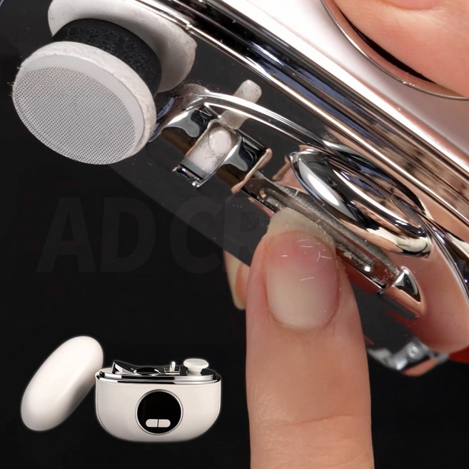 벨루아체 굿네일 무선 전동 손발톱 광택 관리기 충전식 큐티클 굳은살 제거, 1세트, 혼합색상