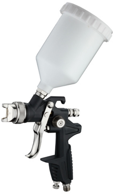 [블루텍] 에어저압 스프레이건세트(중력식) P-827SET / 페인트컵포함 / 노즐1.4mm / 1.7mm / 2.0mm, 1개