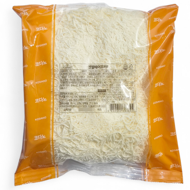 코다노 엔젤헤어 자연치즈 눈꽃치즈, 1kg, 1개