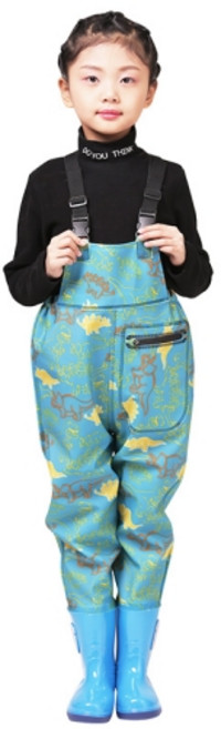 어린이 가슴장화 갯벌 해루질 체험 갯벌체험 펭귄, 180, 고급형