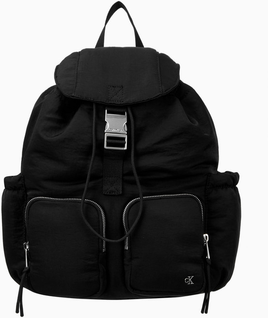 캘빈클라인 여성 사틴 나일론 플랩 백팩 4K3214G-UB1_DG