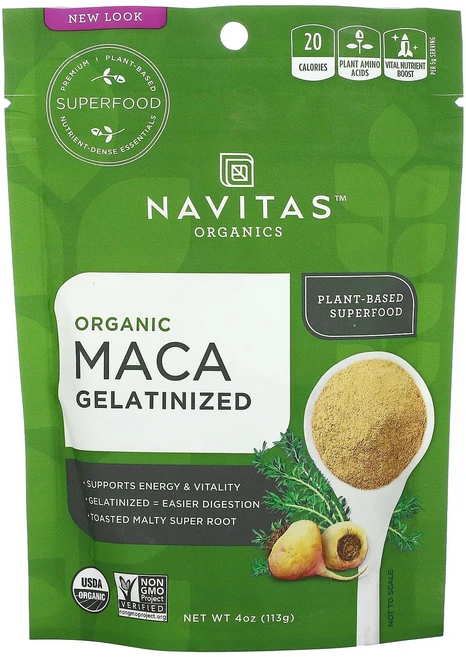 Navitas Organics 마카 젤라틴화 분말 4 oz (113g), 1개 - 쿠팡