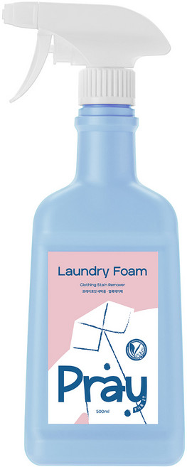 프레이포잇 효소 얼룩제거 빨래 속옷세제 비건 인증 섬유보호 세탁폼 세제, 500ml, 1개