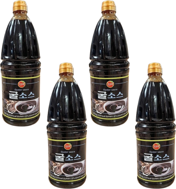 진미 굴소스 2250g 대용량 고농축 시그니처, 4개, 2.25kg